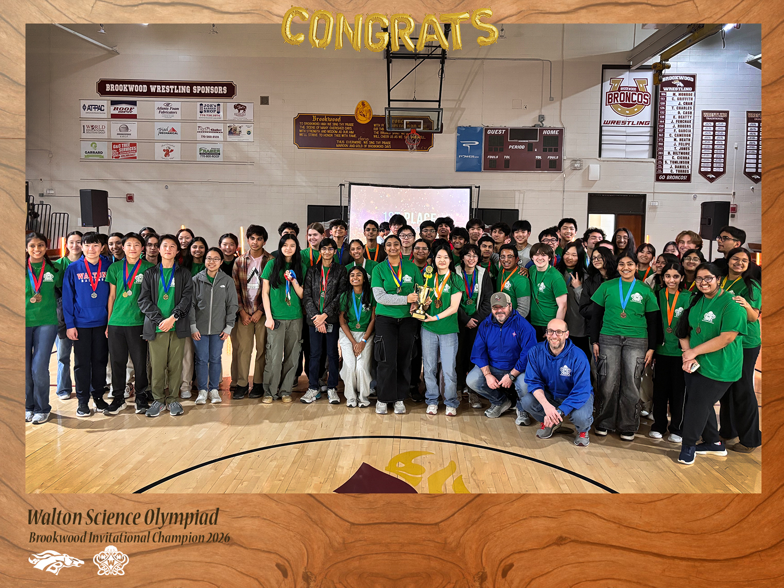 Brookwood Invitational SciOly Tournament 2026 Winners